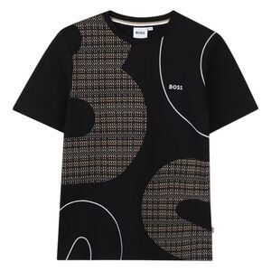 Boss Childrens/Kids Graphic T-Shirt / Black